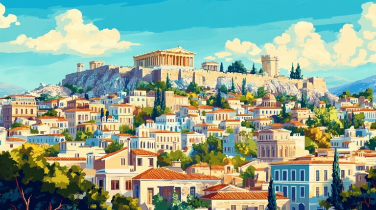 Les principales donnees des villes les plus importantes de Grece : meteo et population d’Athenes